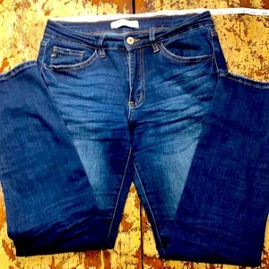 Kancan dark wash skinny jeans 9/28